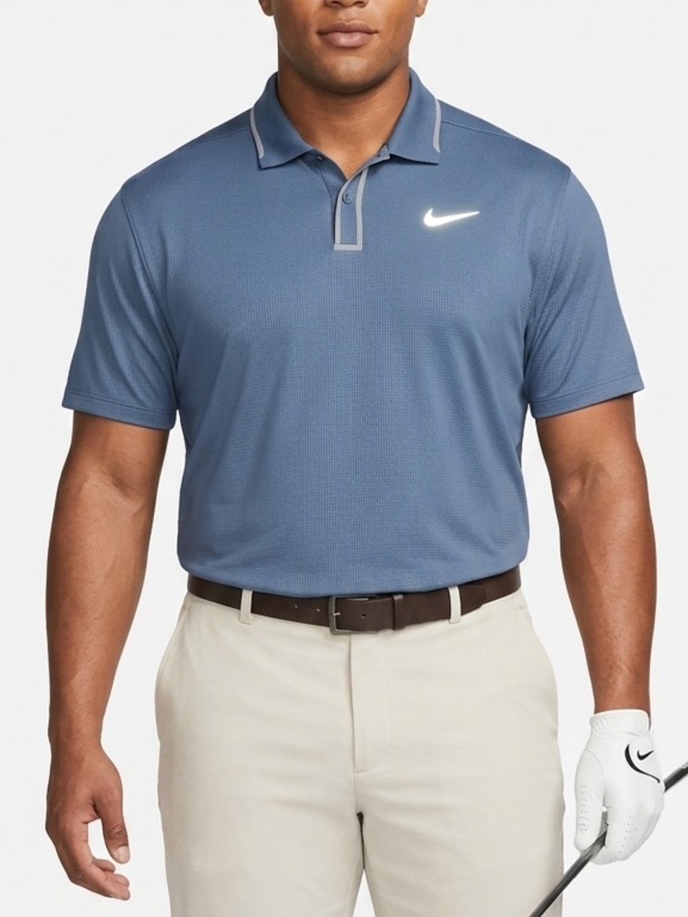NIKE | BLUE SHORT SLEEVE GOLF POLO